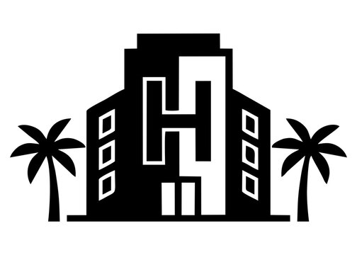 hotel icon vector, Symbol, logo illustrations