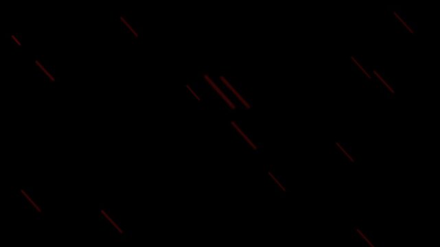 Red Blood Drops Rain with alpha matte. Horror Halloween Animation concept. 