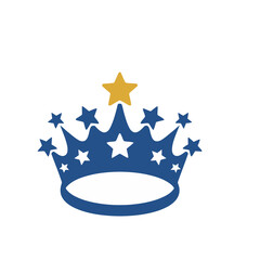 Blue crown with stars © arie
