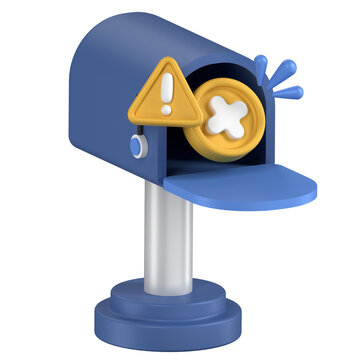 Empty Mailbox 3D Icons