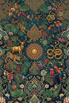 thai art painting