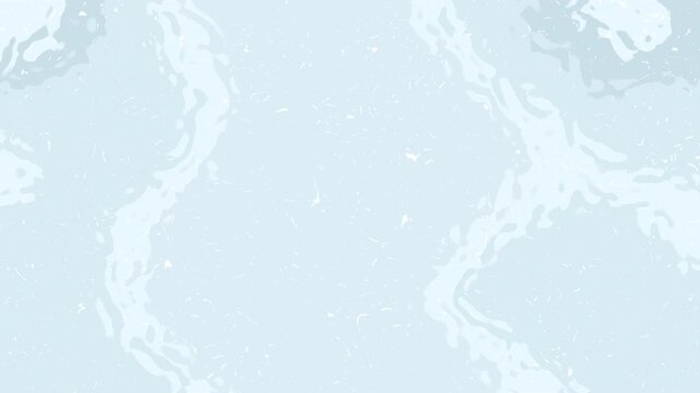 Abstract light blue ice water ripple motion background with subtle caustic wave textures, liquid surface reflection, and frozen marble patterns for video overlay, film transition, and aesthetic video.