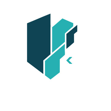 Abstract geometric shapes logo
