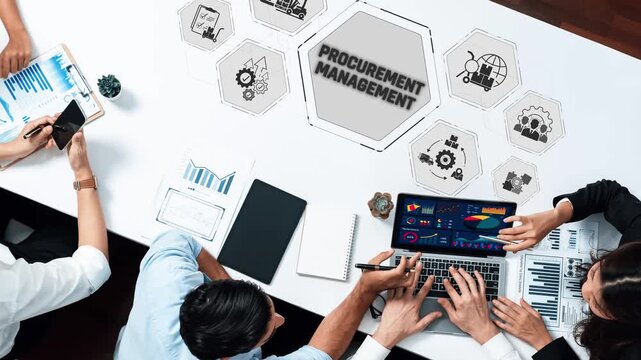 Team Collaboration on Procurement Management Strategy with Data Visualization and Analytics Tools for Business Growth Sigmoid