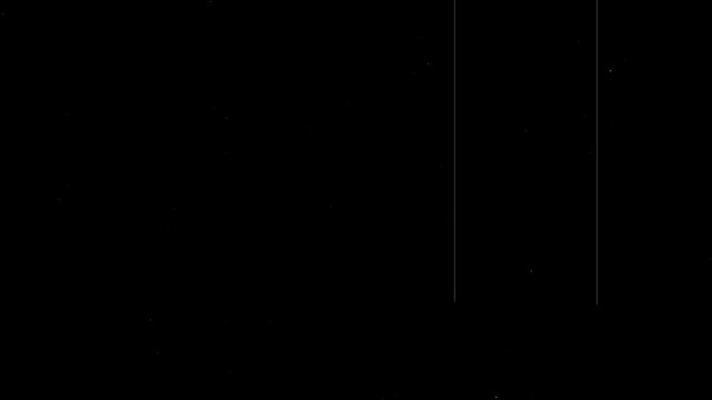 Noise, dirt, dust, scratches and grain on old damaged film surface. Old film look, tv signal with white vertical bad interference, static noise background. Screen mode usage for overlay your footage.