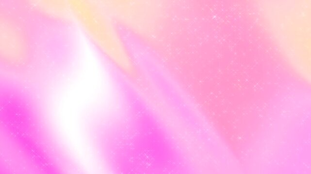 Holographic Pearlescent Pink Background, Abstract Pastel Gradient Texture with Shiny Sparkles for Beauty Product Showcase