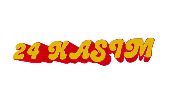 Happy Children's Day 3D Text