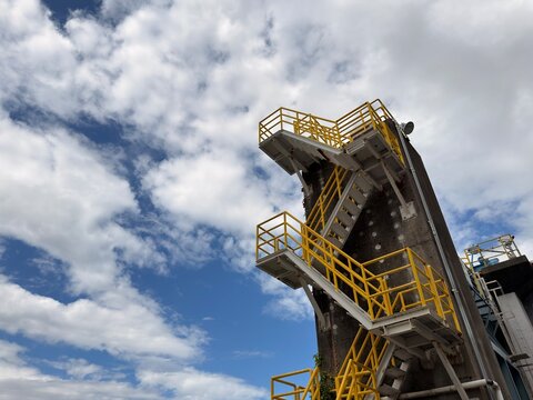 steps leading upward to the sky 