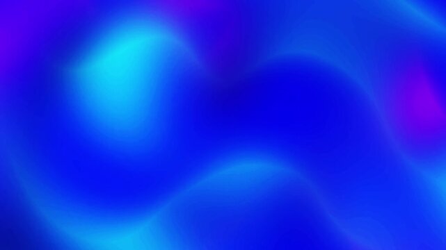 Vibrant electric cyan neon purple and royal blue gradient motion loop with smooth glowing liquid light flow Perfect for energetic video intros and overlays