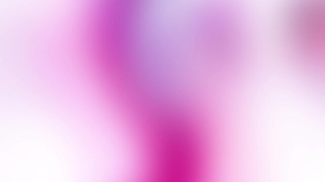 Soft bright pink magenta and white pastel gradient background loop with smooth glowing liquid wave textures Perfect for aesthetic presentation backgrounds and intros