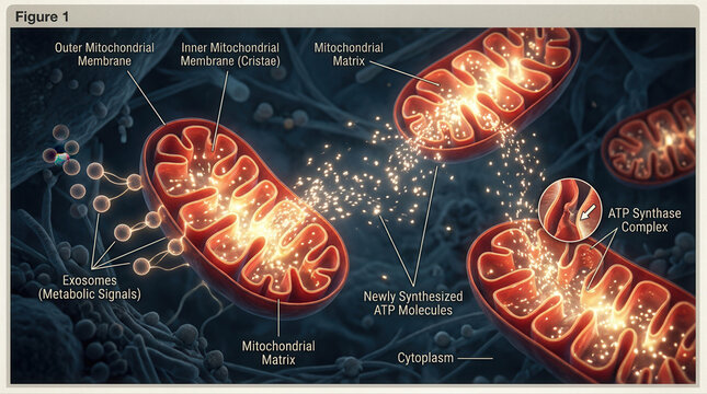 Mitochondrial Structure and Function, featuring exosome serum, cellular respiration, atp, bioenergetics, cell biology, mitochondrial membrane, cristae