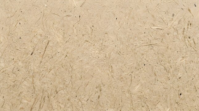 Natural handmade paper texture with visible plant fibers and organic inclusions, high resolution beige background for artistic design projects