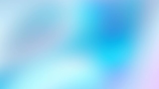 Soft dreamy bright cyan light blue and white pastel gradient motion loop featuring smooth glowing wave light Perfect for stylish video intros and creative overlays