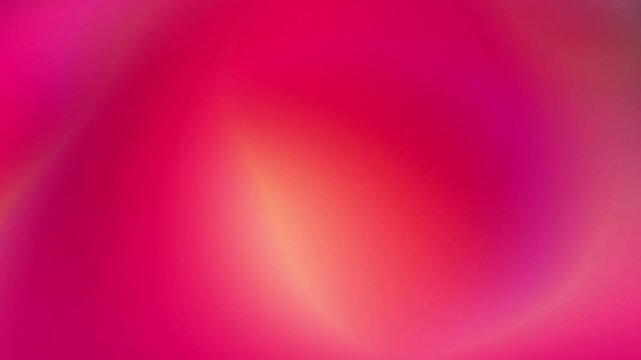 Vibrant magenta red and bright pink gradient background loop with glowing fluid radial light flow Perfect for creative video intros and overlays