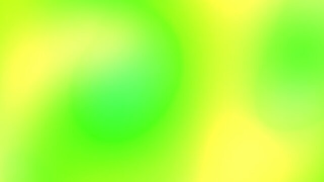 Vibrant yellow and bright lime green gradient background loop with smooth glowing liquid wave textures Perfect for energetic video backgrounds and digital displays