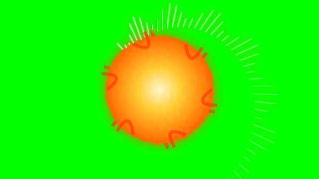 easter egg in a green background vector, nature, yellow,