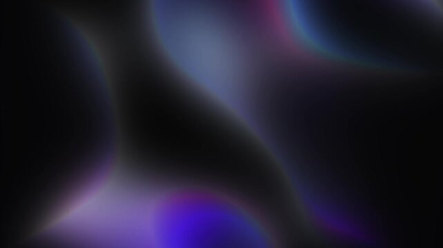 Deep dark violet purple and black gradient motion loop featuring smooth glowing fluid light blur Perfect for modern presentation backgrounds and intros