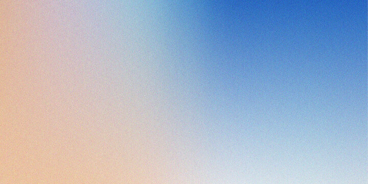 Abstract pixelated gradient background transitioning from peach to light blue hues