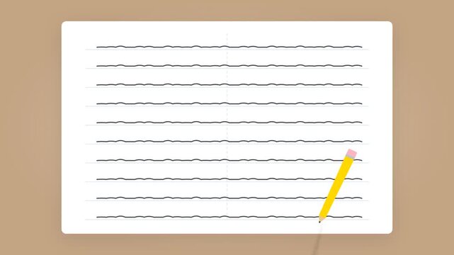 vector illustration of a sheet of paper notepad, business, list, office, book, empty, school, education, open