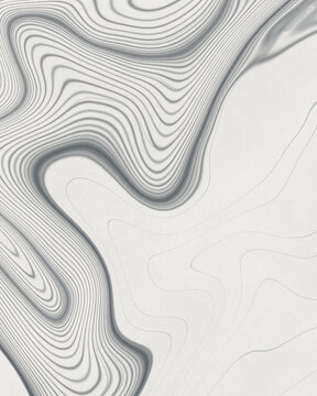 Abstract flowing contour lines background