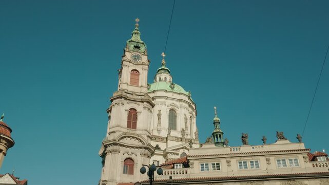 Church of St Nicholas at Mala Strana in Prague