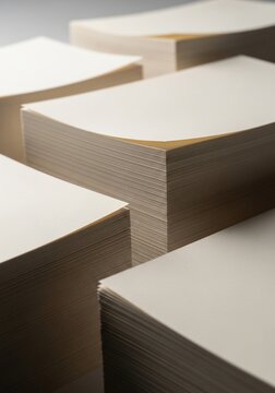 Neatly Stacked Pages: Minimalist Texture Study