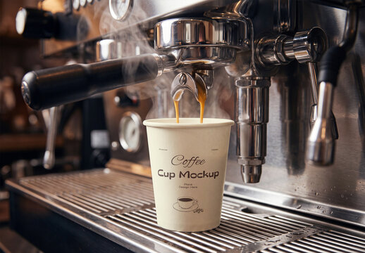 Paper Coffee Cup Mockup