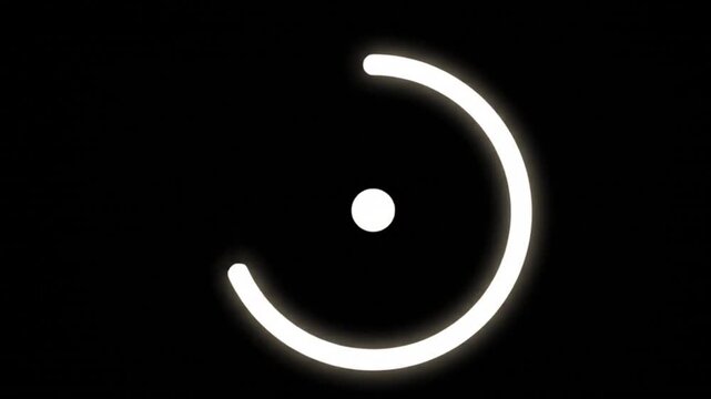 White download icon with arrow pointing down on black background user