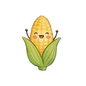corn cartoon character