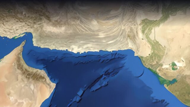 Animated Flight Path Map from Dubai United Arab Emirates to Istanbul Turkey