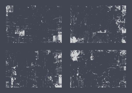 Dark textured background, featuring distressed abstract, shapes and subtle, light gray grunge