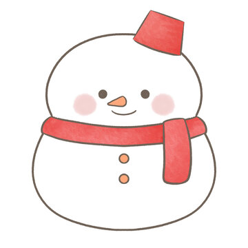 かわいい雪だるま