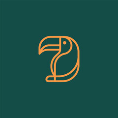 Fototapeta premium Toucan Club Logo