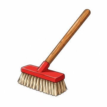 Long Handle Floor Cleaning Broom