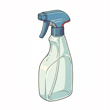 Plastic Spray Bottle for Household Cleaning