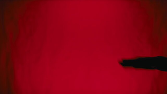 zombie hand on red halloween night