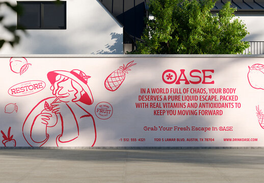 Hoarding Billboard Mockup
