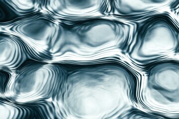 Abstract Underwater Ripple Texture in Blue and Silver © Oksana Smyshliaeva