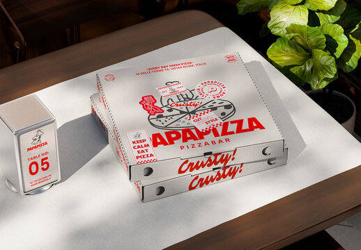 Die Cut Sticker Mockup