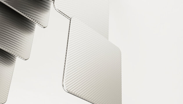 Stacked carbon fiber sheets with textured surface