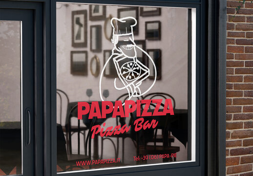 Glass Window Mockup