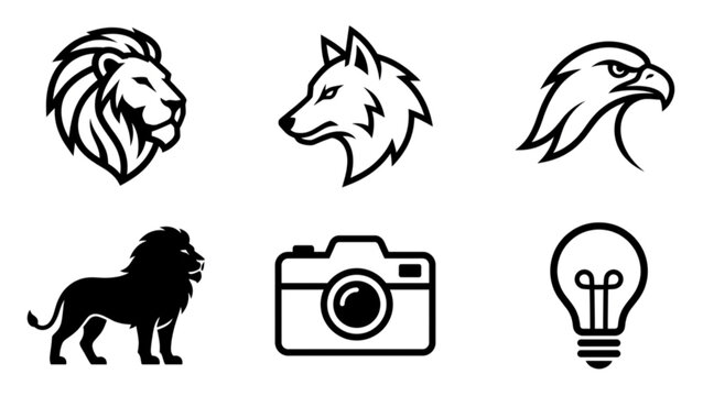 black and white animals