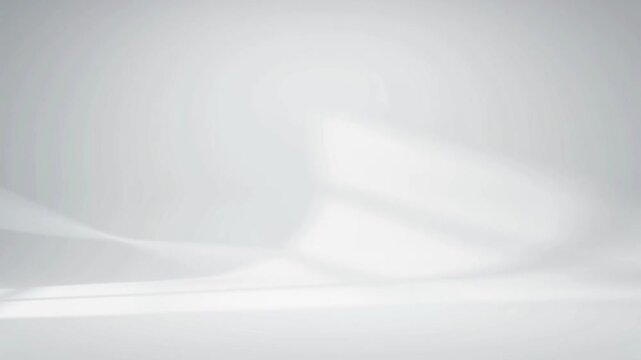 Soft Abstract White Background with Floating Circles and Subtle Light Shadows for Minimalist Product Display and Modern Visual Presentations