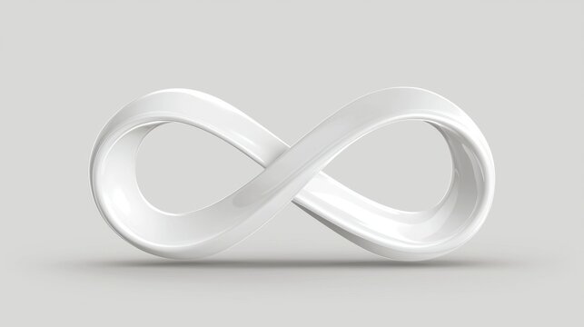 A white infinity symbol.
