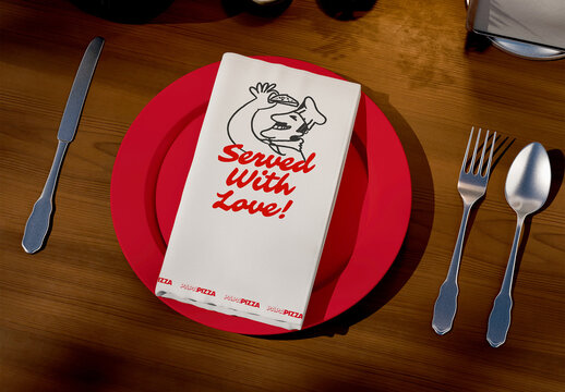 Napkin Mockup