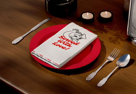 Napkin Mockup