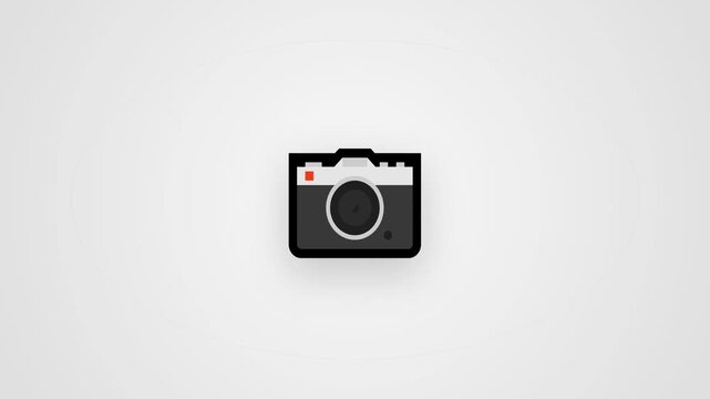 illustration video of DSLR camera technology