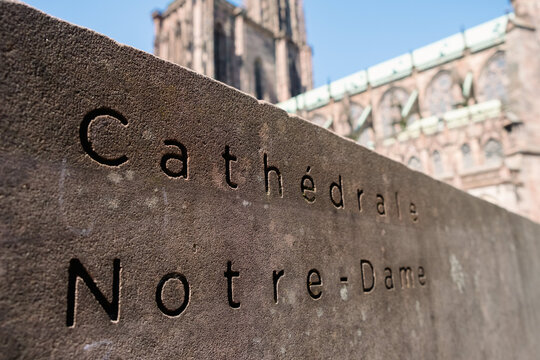 Details of the Cath&eacute;drale Notre-Dame de Strasbourg