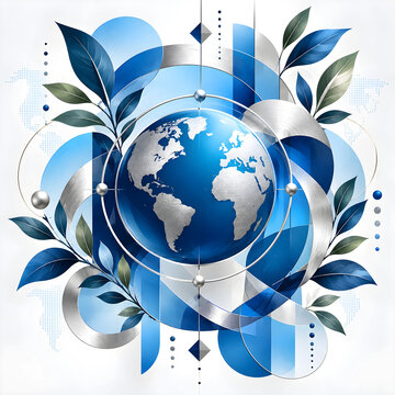 world map and globe