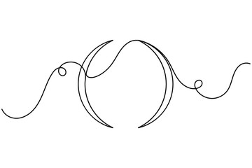 Fototapeta premium Modern parentheses bracket sign continuous one line art single drawing on white background minimalist monoline presentation of text formatting design and editing purpose symbol vector illustration